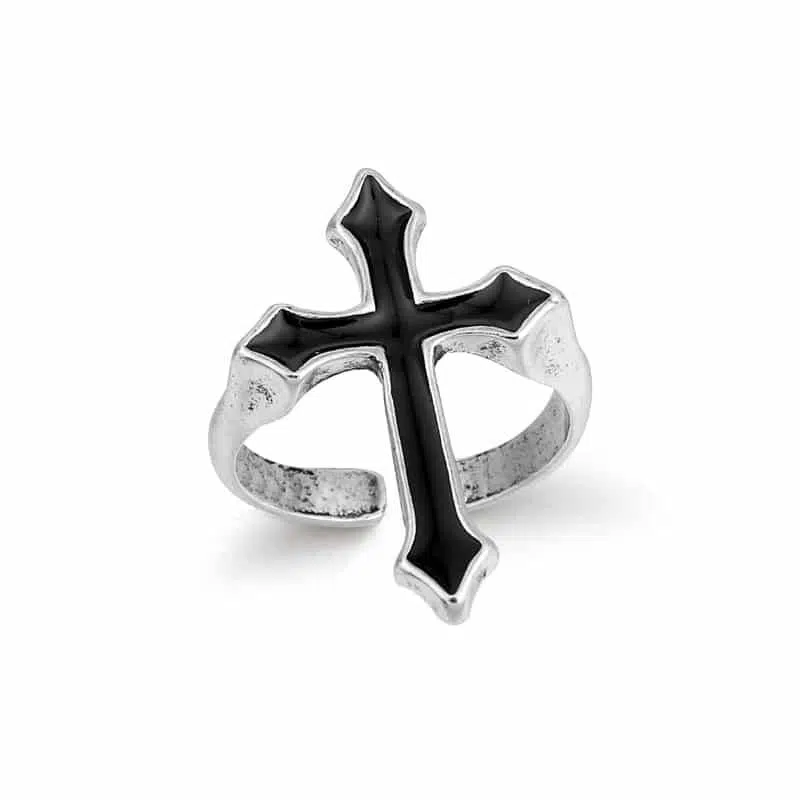 Bague avec orders croix homme